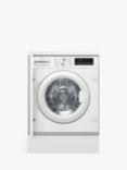 Neff W544BX2GB Integrated Washing Machine, 8kg Load, 1400rpm Spin, White