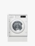 Neff W543BX2GB Integrated Washing Machine, 8kg Load, 1400rpm Spin, White