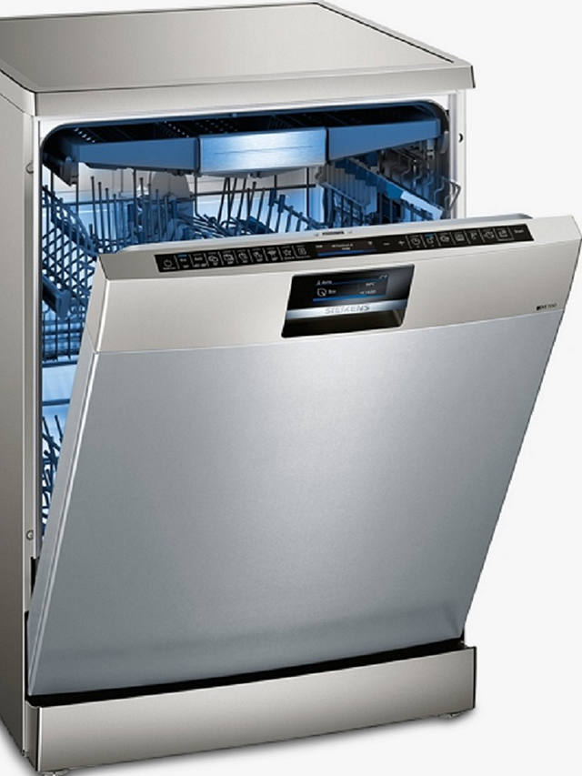 Buy Siemens iQ700 SN27Yi03C Freestanding Dishwasher, Stainless Steel Online at johnlewis.com