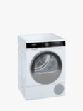 Siemens iQ500 WQ45G209GB Heat Pump Tumble Dryer, 9kg Load, White