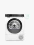 Siemens iQ500 WQ45G209GB Heat Pump Tumble Dryer, 9kg Load, White