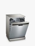 Siemens iQ300 SN23HI60AG Freestanding Dishwasher, Stainless Steel