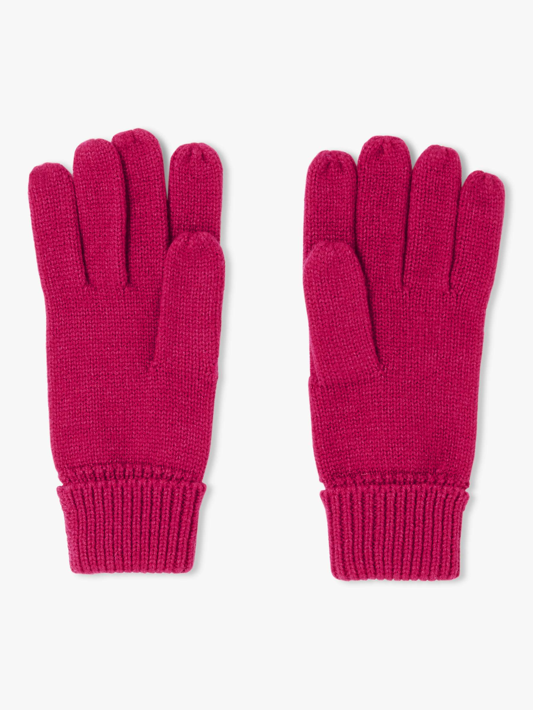 Buy John Lewis ANYDAY Recycled Polyester Ribbed Cuff Gloves Online at johnlewis.com