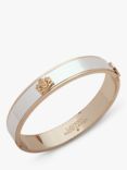 Lauren Ralph Lauren Two-Tone Crest Bangle Bracelet, Silver/Gold