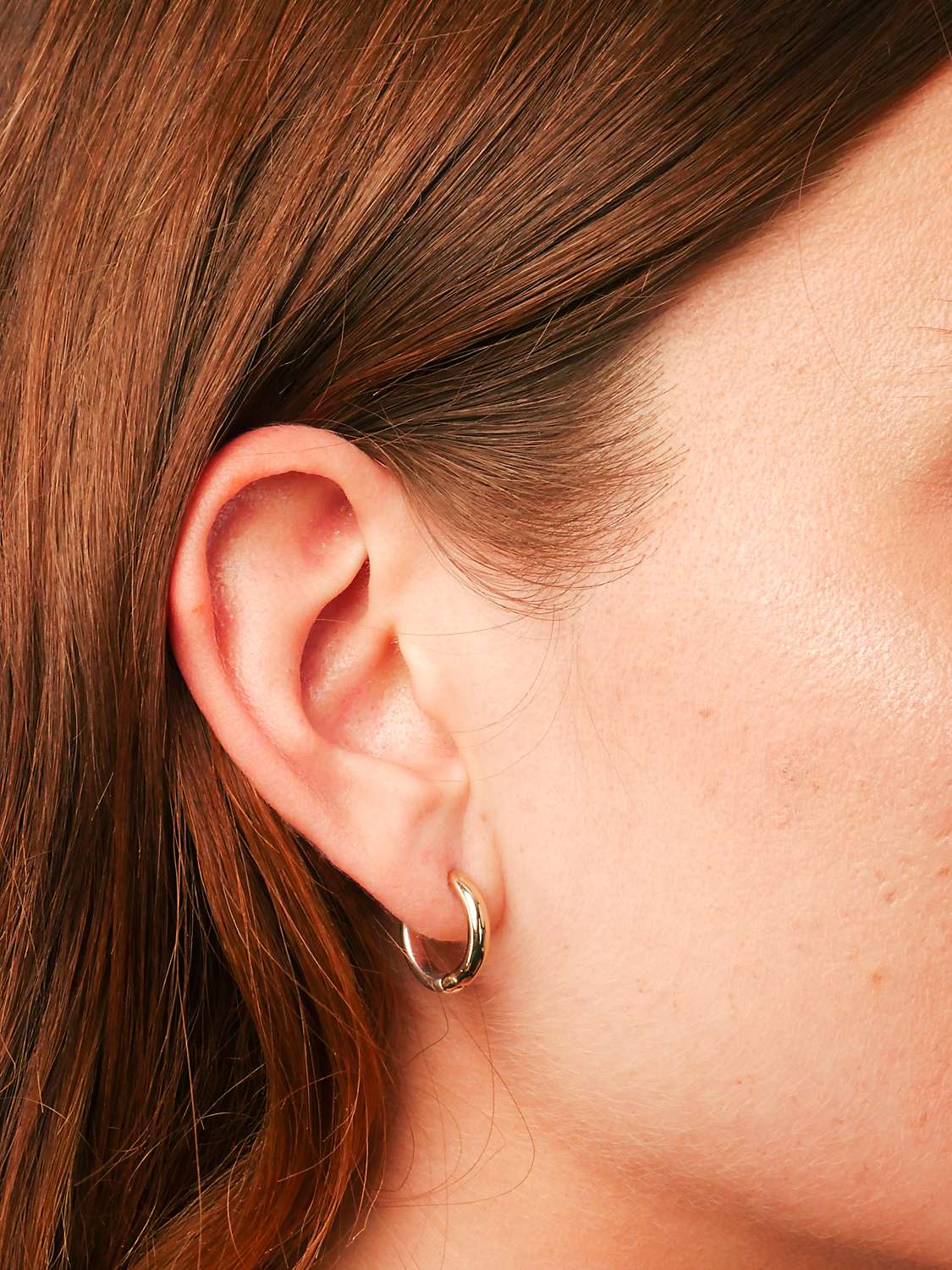 Buy Lauren Ralph Lauren Two-Tone Huggie Hoop Earrings, Silver/Gold Online at johnlewis.com