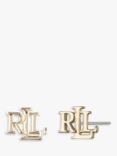 Lauren Ralph Lauren Monogram Logo Stud Earrings