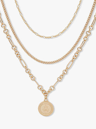 Lauren Ralph Lauren Beaded Multi-Row Layered Necklace, Gold