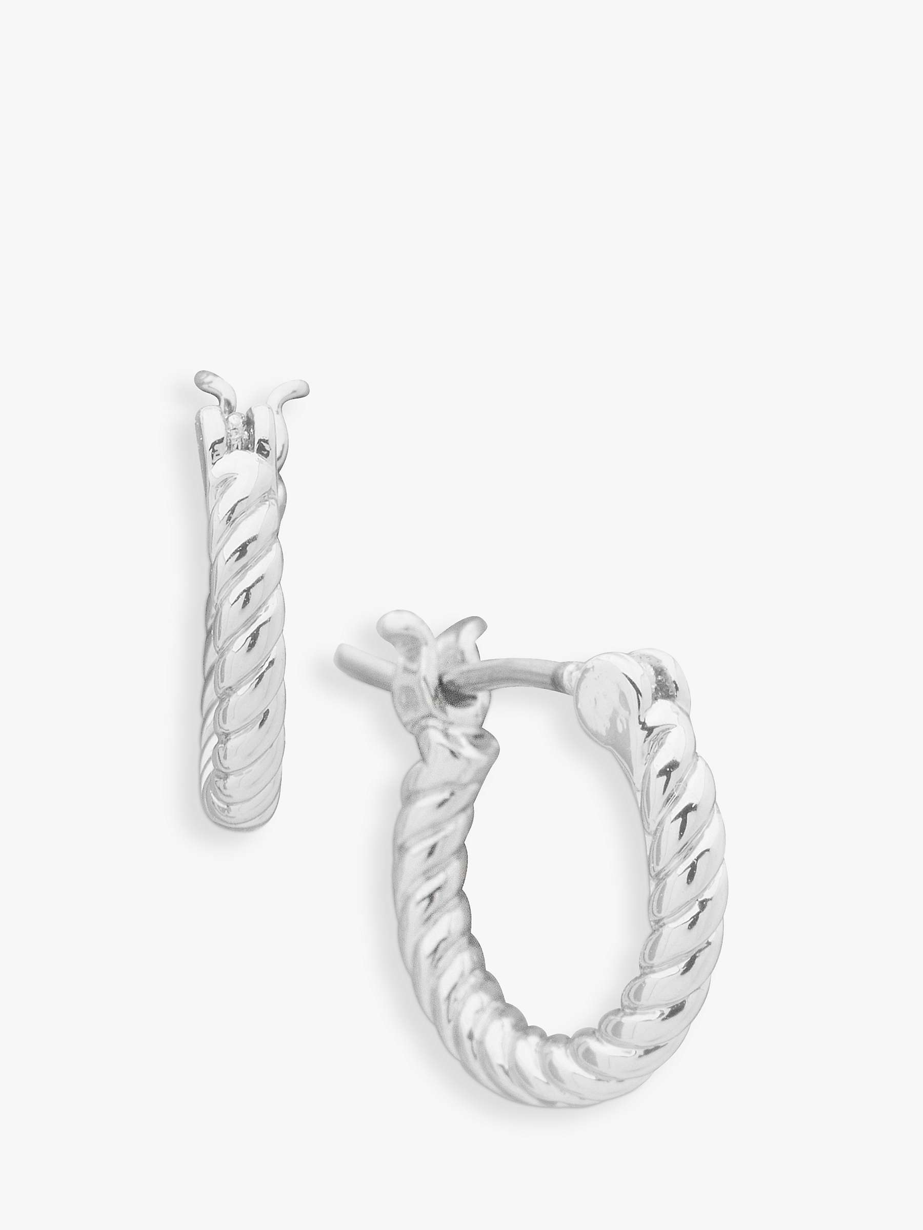 Buy Lauren Ralph Lauren Rope Huggie Hoop Earrings Online at johnlewis.com