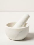 Truly Marble Pestle & Mortar, White