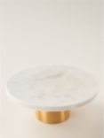 Truly Marble Cake Stand, White
