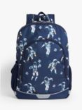 John Lewis Kids' Space Football Backpack, Blue