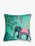 Sara Miller Elephants Oasis Cushion