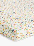little home at John Lewis Camping Leaf Print Fitted Sheet