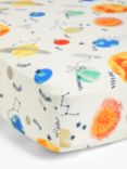 little home at John Lewis Outer Space Print Fitted Sheet, Single