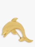 Kojis Second Hand Polished 14ct Yellow Gold Dolphin Brooch