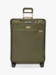 Briggs & Riley Baseline 4-Wheel 74cm Large Expandable Suitcase, Olive