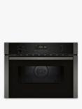 Neff N50 C1AMG84G0B Built In Electric Compact Oven with Microwave, Graphite Grey