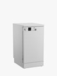 Beko DVS04X20 Freestanding Slimline Dishwasher, White