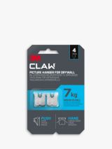 3M Claw Plasterboard Picture Hanging Wall Hooks for Hanging Home Décor, 2  Hangers, Holds up to 30 kg - Ideal for Heavyweight Items 