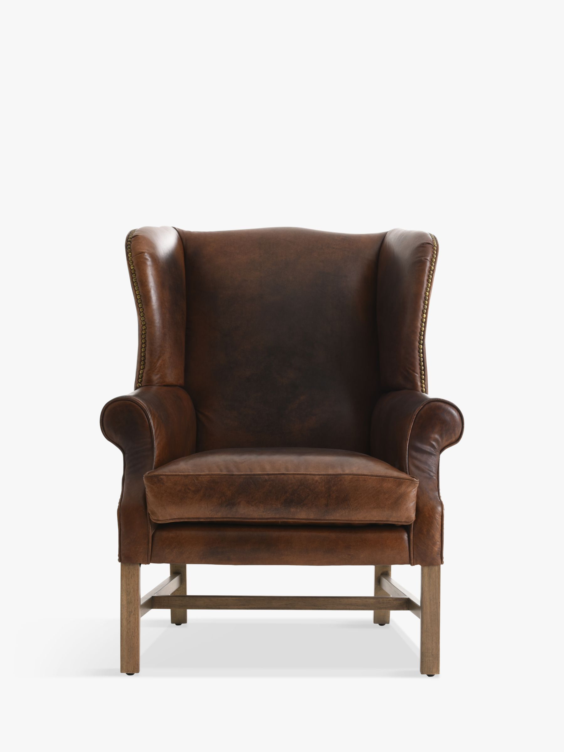 Wing Range, Halo Wing Leather Armchair, London Leather Cognac