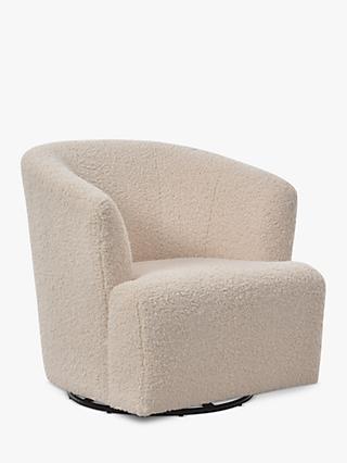 Matlock Range, Halo Matlock Swivel Chair, Ivory Boucle