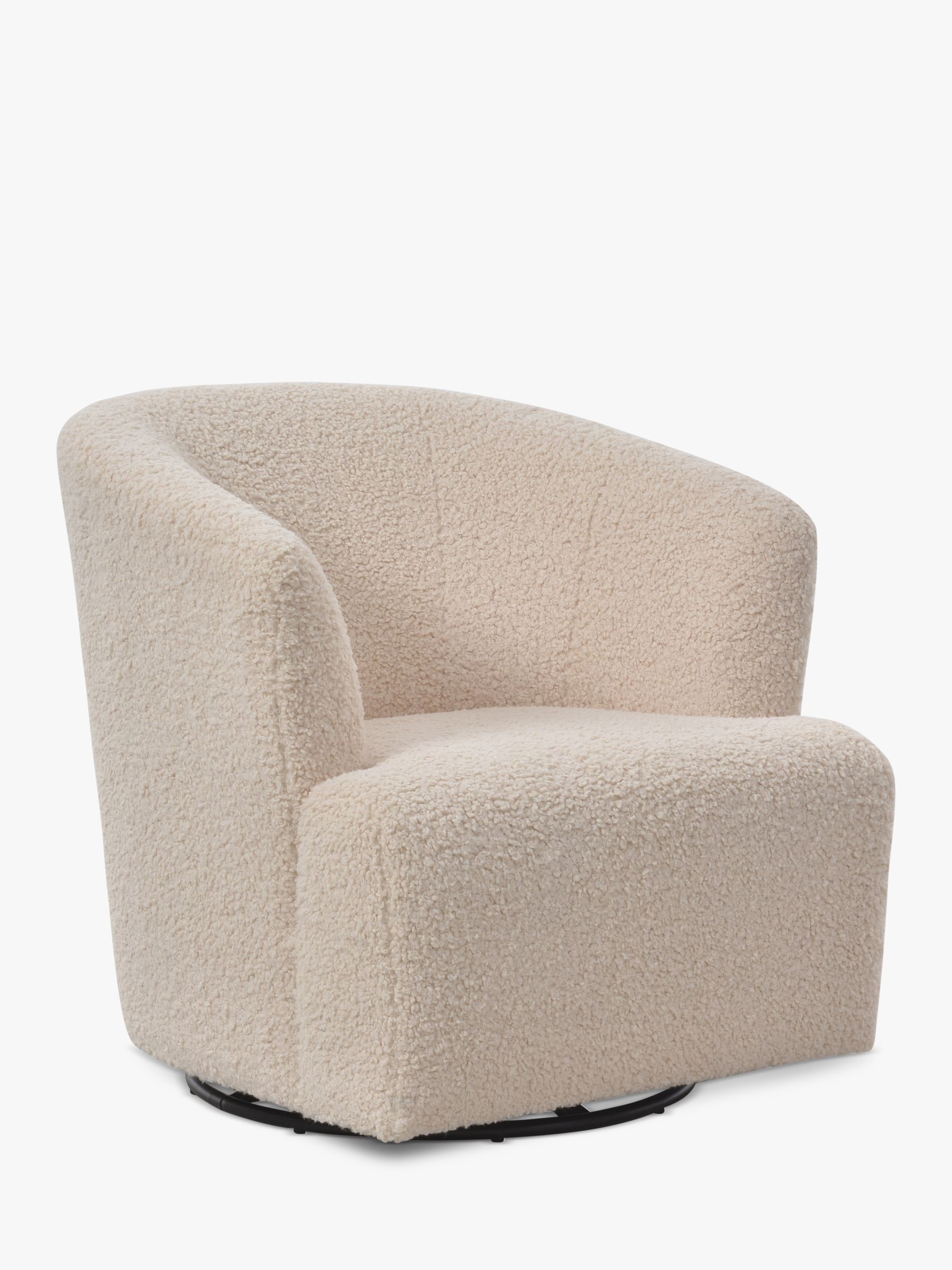 Photo of Halo matlock swivel chair ivory boucle