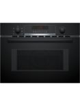 Bosch Serie 4 CMA583MB0B Built-In Combination Microwave with Grill, Black