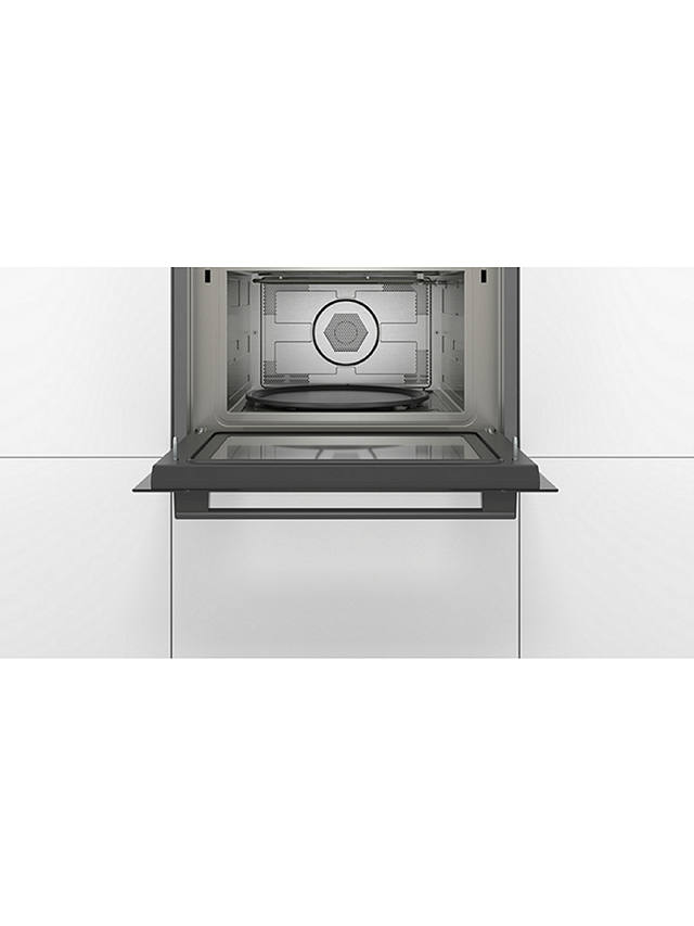 Buy Bosch Series 4 CMA583MB0B Built-In Combination Microwave with Grill, Black Online at johnlewis.com