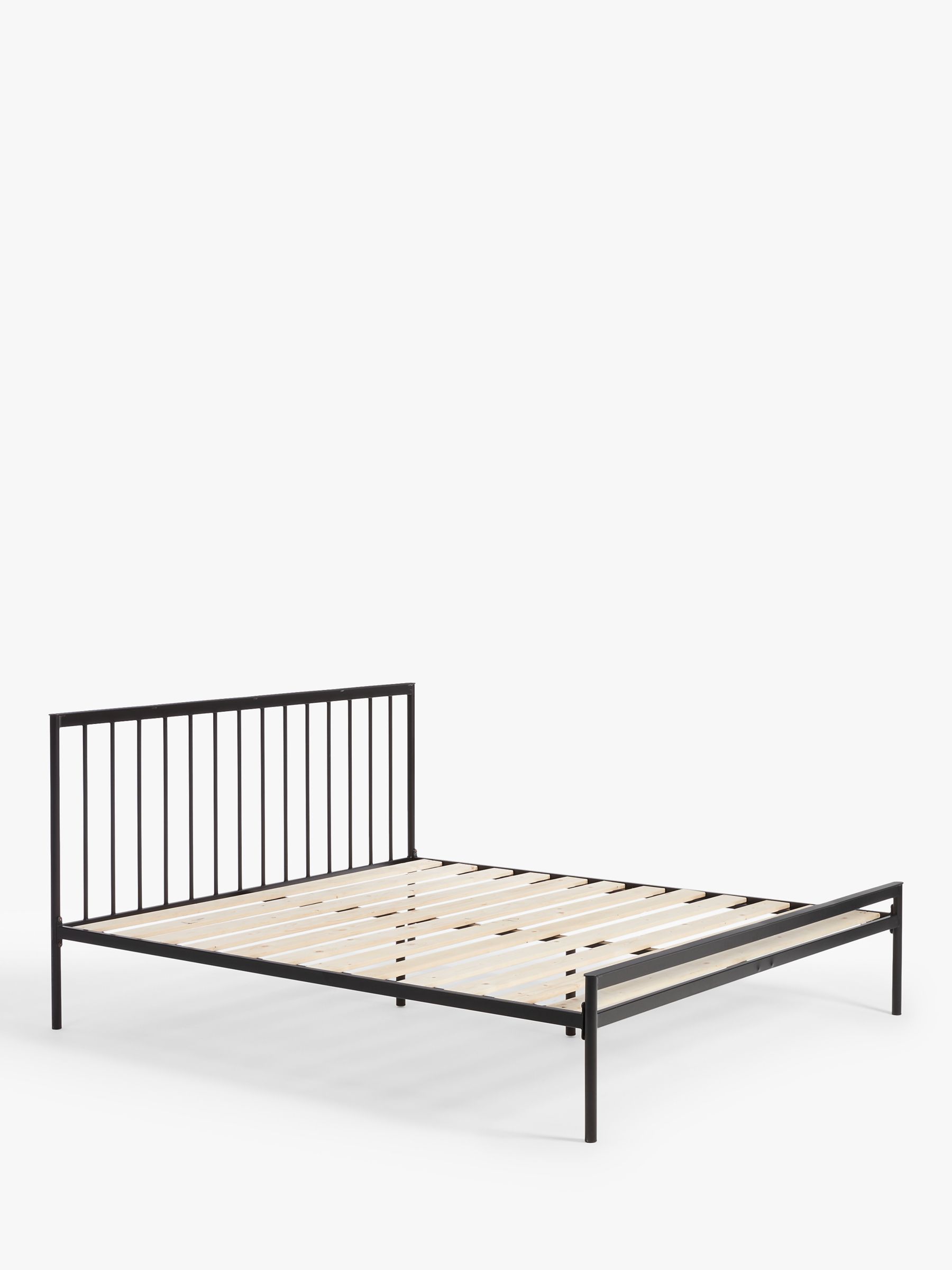 Photo of John lewis spindle metal bed frame double black