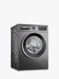 Bosch Series 6 WGG2449RGB Freestanding Washing Machine, 9kg Load, 1400rpm Spin, Graphite