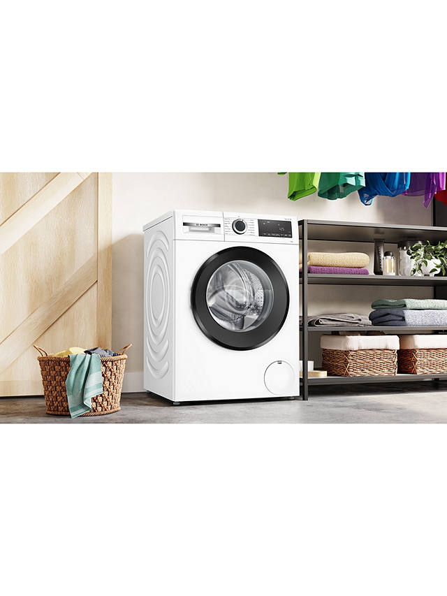 Buy Bosch Series 4 WGG04409GB Freestanding Washing Machine, 9kg Load, 1400rpm Spin, White Online at johnlewis.com
