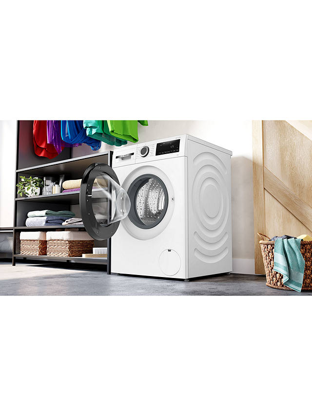 Buy Bosch Series 4 WGG04409GB Freestanding Washing Machine, 9kg Load, 1400rpm Spin, White Online at johnlewis.com