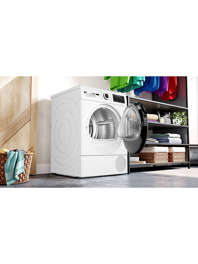 Buy Bosch Series 6 WQG24509GB Heat Pump Tumble Dryer, 9kg Load, White Online at johnlewis.com