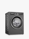 Bosch Serie 6 WGG244ARGB Freestanding Washing Machine, 9kg Load, 1400rpm Spin, Graphite