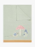 John Lewis Prairie Fabled Striped Cotton Blanket, 100 x 80cm