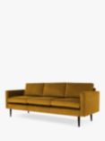 Swyft Model 01 Large 3 Seater Sofa, Velvet Mustard