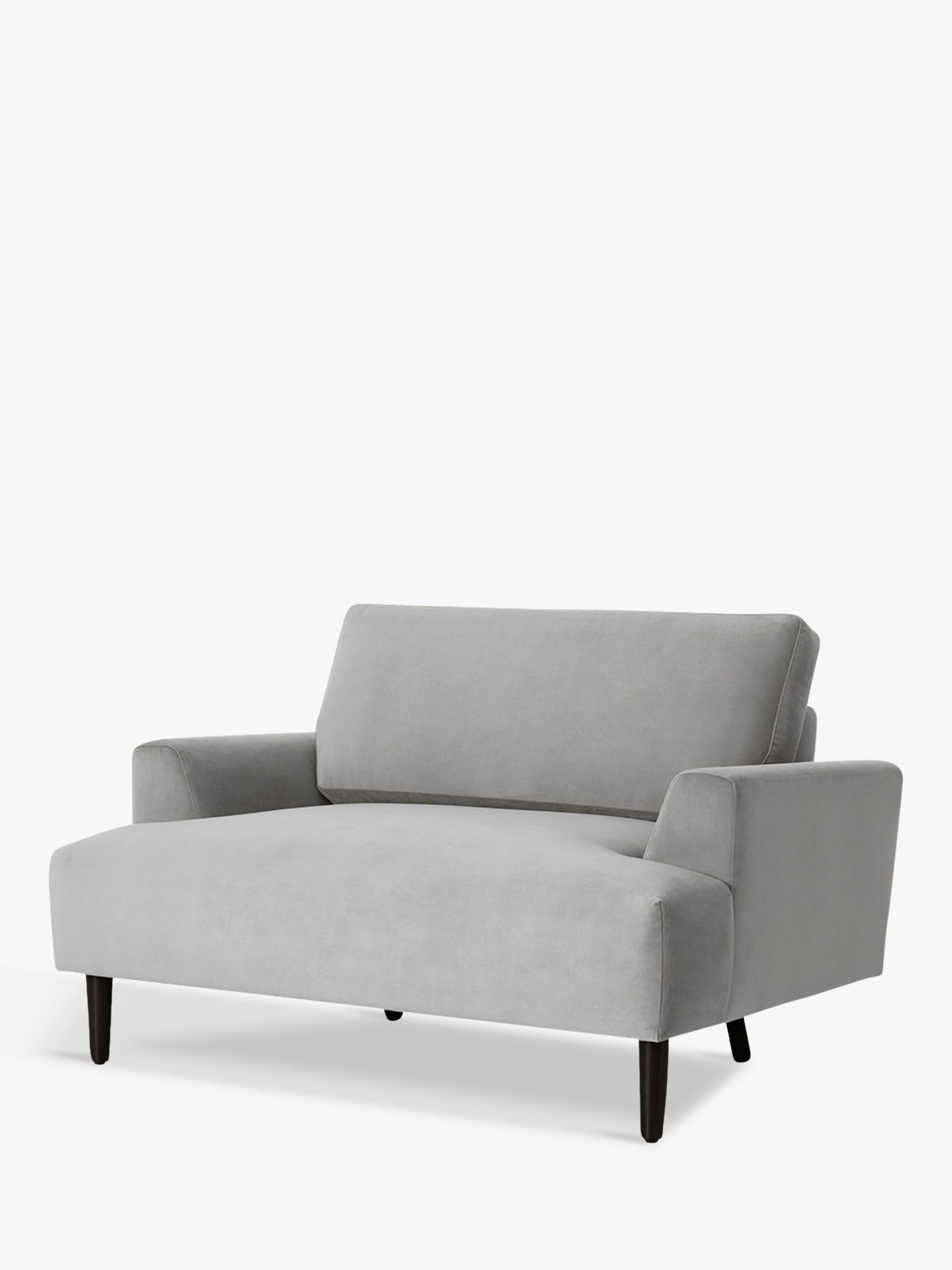 Model 05 Range, Swyft Model 05 Loveseat, Light Grey Velvet