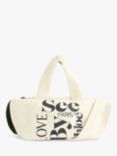 See By Chloé Tilly Canvas Tote Bag, Cement Beige