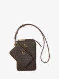 MICHAEL Michael Kors Heritage Pouch Bag, Brown/Acorn