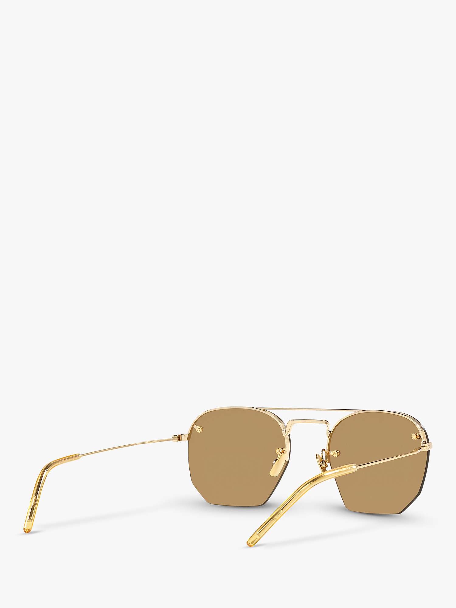 Buy Yves Saint Laurent SL 422 Men's Round Sunglasses Online at johnlewis.com