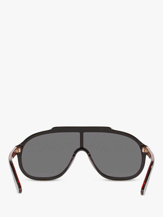 Gucci GG1038S Men's s Pilot Sunglasses, Black/Grey