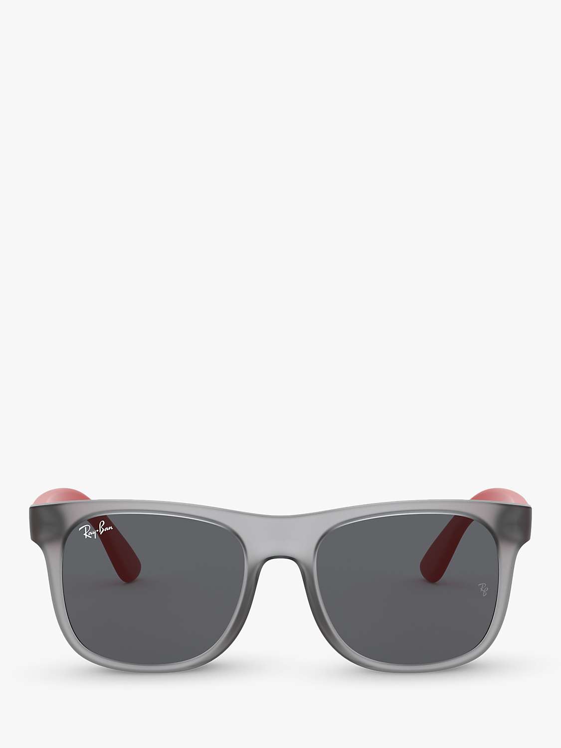 Buy Ray-Ban RJ9069S Junior's Wayfarer Sunglasses, Rubber Transparent Grey Online at johnlewis.com