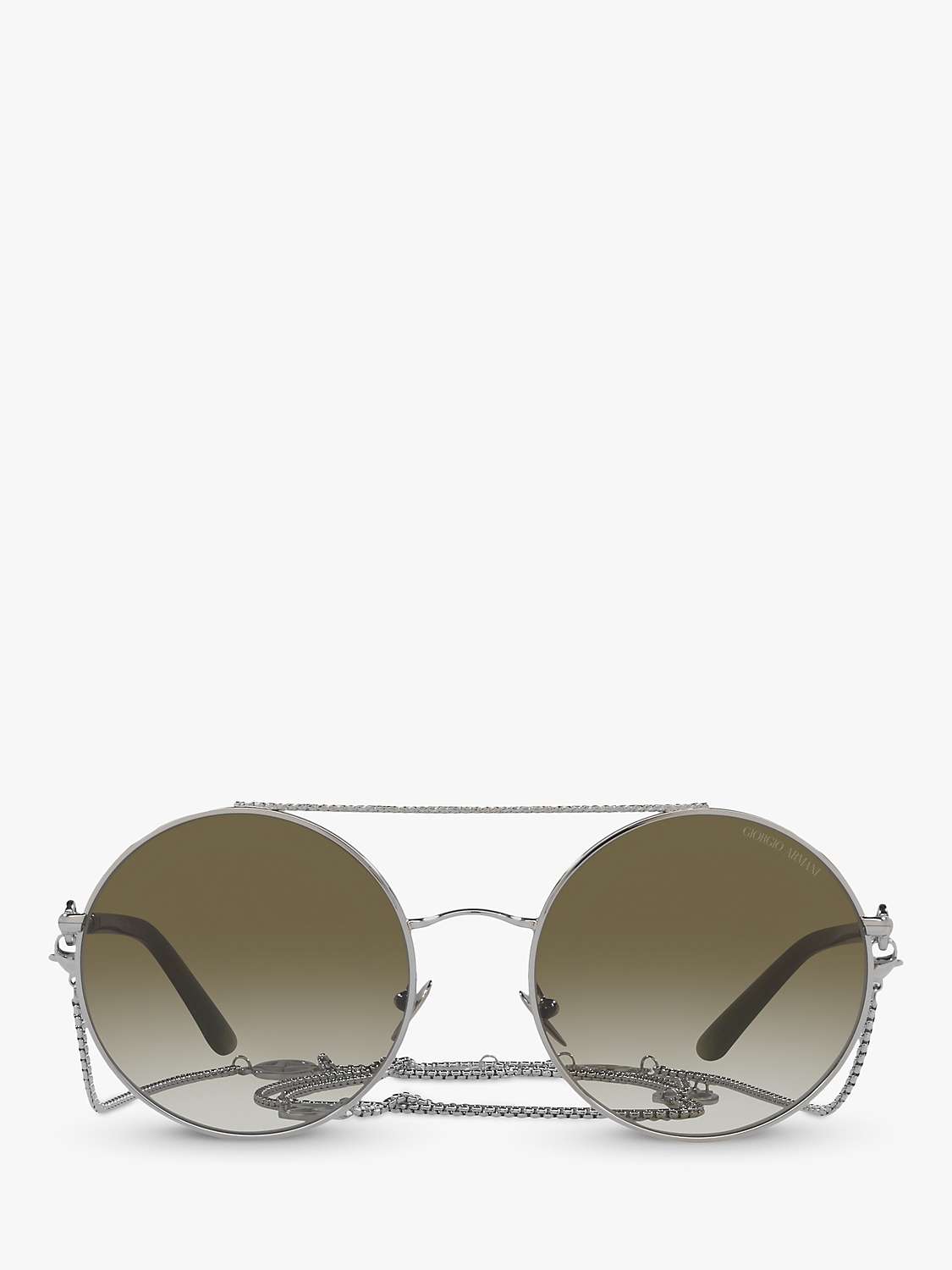 Buy Giorgio Armani AR6135 Women's Round Sunglasses Online at johnlewis.com