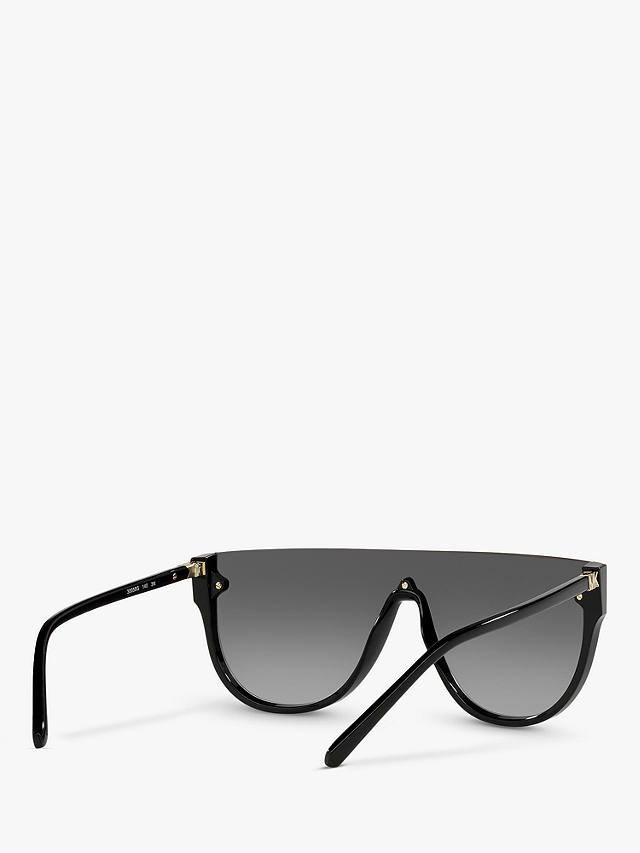 Michael Kors MK2151 Women's Aspen Irregular Sunglasses, Bio Black/Grey Gradient