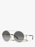 Giorgio Armani AR6135 Women's Round Sunglasses