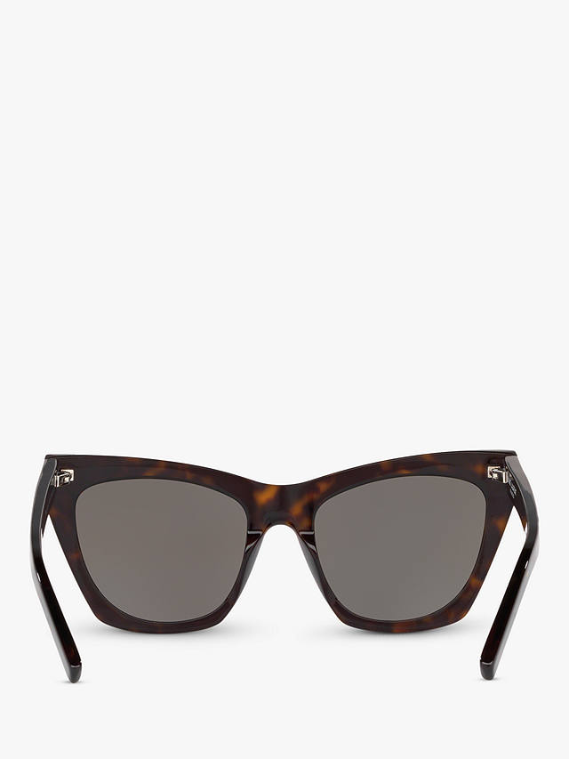 Yves Saint Laurent SL 214 Women's Kate Cat's Eye Sunglasses, Tortoise/Grey
