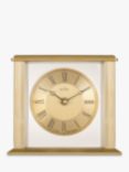 Acctim Gayhurst Roman Numeral Quartz Analogue Mantel Clock, 14cm, Gold