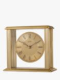 Acctim Gayhurst Roman Numeral Quartz Analogue Mantel Clock, 14cm, Gold