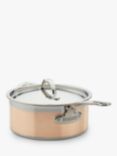 Hestan CopperBond Stainless Steel Saucepan & Lid, 22cm