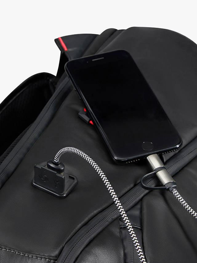 Samsonite Ecodiver 15.6" USB Laptop Backpack, Black